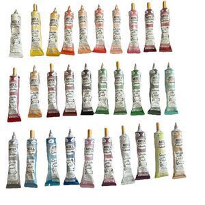 VTG ARTEX Roll-On Embroidery Paint Tubes #1 - 30 Mid Century USA Craft Supplies